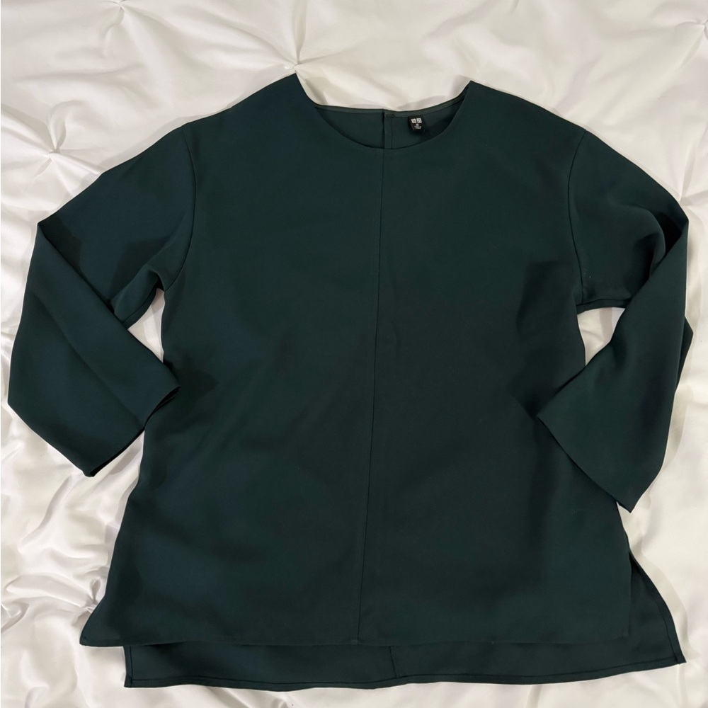 Uniqlo Dark Green Women's Blouse